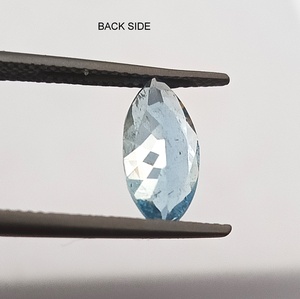 Aigue-marine naturelle bleu glacé de 1,45 carat, taille marquise facettée, translucide, pierre précieuse en vrac - Product Image 6