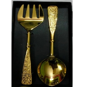 High Class Quality Table Top Decorative <b>Flatware</b> <b>Set</b> Shiny Finished Metal New Design Tableware Metal Cutlery <b>Set</b> - Product Image 6