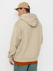 Modern Minimalist Plain <b>Fleece</b> Full Zip Up Hooded <b>Jacket</b> Men Deep Side Pocket Solid Color <b>Thick</b> Cotton Warm - Product Image 2