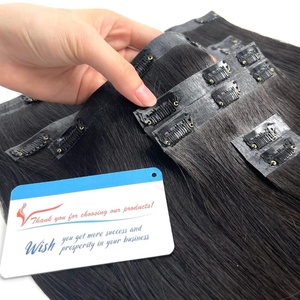 Extensiones de Cabello con Clip al por Mayor, 100% Cabello Humano Virgen Vietnamita – Liso y Ondulado Natural, Sets de 3-5-7 Piezas, Directo de Fábrica - Product Image 6