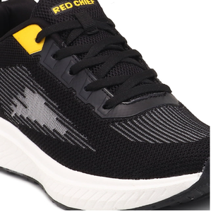<b>Black</b> Trainers for <b>Men</b> Low Ankle Lace Up Running Footwear Breathable Athletic <b>Sneakers</b> Soft Cushioned - Product Image 5