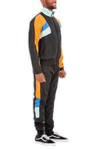 Custom Hooded Reflective Polyester/Nylon <b>Windbreaker</b> Tracksuit Set Women's <b>Black</b> Sportswear Lightweight Running Fitness - Product Image 5