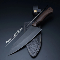 Couteau de Chef Forgé LEGACY BLADES en Acier à Haute Teneur en Carbone, Style Japonais, Fait Main, Manche en Bois, Finition Polie, 8-9,9 pouces, pour Cuisine