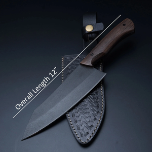 Couteau de Chef Forgé LEGACY BLADES en Acier à Haute Teneur en Carbone, Style Japonais, Fait Main, Manche en Bois, Finition Polie, 8-9,9 pouces, pour Cuisine - Product Image 2