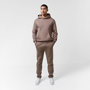 Men Oversized Stacked Tracksuit Luxury Lightweight Baggy Hoodie <b>Jogger</b> Set Gym Running Training Casual Wear Urban Streetwear OEM - Product Image 5