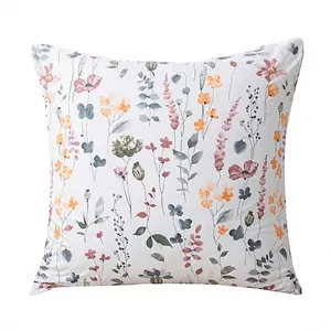 Square Zipper Cotton <b>Cushion</b> <b>Cover</b> - Product Image 2