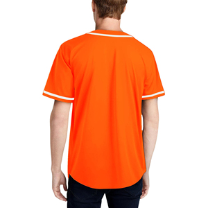 Maillot de baseball léger, vêtements de sport performants, tissu respirant, coupe athlétique confortable pour l'entraînement en équipe - Product Image 3