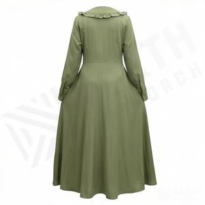 Abaya de mode modeste, robe islamique élégante, vêtement musulman moderne, couleur personnalisée, nouveau design, tenue pour femme à fermeture frontale - Product Image 2