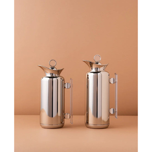 Offre promotionnelle : Gobelet isotherme en acier inoxydable avec motif floral et poignée en bois, idéal pour la cuisine et la table. - Product Image 4