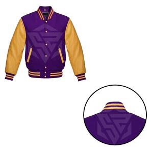 Customized High Quality <b>Men's</b> <b>Baseball</b> Varsity Stand Collar Woolen <b>Jacket</b> Stylish Warm Winter Outerwear Personalized High Street - Product Image 3