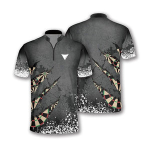 เสื้อดาร์ทแขนสั้นไซส์ใหญ่ เนื้อผ้าคุณภาพดี ระบายอากาศได้ดี ทนทาน สวมใส่สบาย ปรับแต่งได้ เหมาะสำหรับการฝึกซ้อมและการแข่งขันประจำวัน - Product Image 5