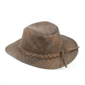 Sombreros de Vaquero de Cuero para Exteriores, Cómodos, Ajustables, Ecológicos y Ligeros, Personalizados para Viajar - Product Image 4