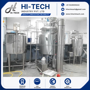 Máquina mezcladora y emulsionadora de lociones y cremas de tipo fijo con tubo de vacío para fabricación de crema, precio de fábrica - Product Image 3
