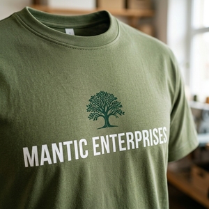 เสื้อยืดคอกลมผู้ชายผ้าฝ้ายออร์แกนิค 100% น้ำหนัก 180 กรัม พิมพ์โลโก้ได้ตามต้องการ รับผลิตแบบ OEM ระบายอากาศได้ดี แห้งเร็ว มีไซส์ใหญ่ แขนสั้น - Product Image 6