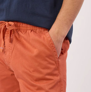 Shorts Bermuda Homme Grande Taille Couleur Unie avec Cordon de Serrage Taille Mi-Haute en Tissu Décontracté avec Poches - Product Image 5