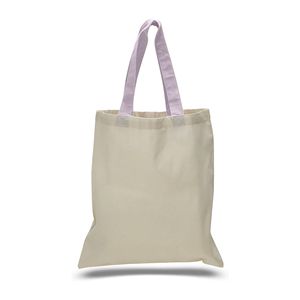 Shopping Supplier Best Quality Low Moq Short Handle For Shopping <b>Bag</b> Material Cotton Custom SIze And Solid Color - Product Image 1