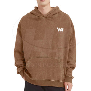 เสื้อฮู้ดดี้แฟชั่นสไตล์สบายๆ ผ้าคอตตอนพรีเมียม ล้างสีแบบแอซิดวอช เสื้อฮู้ดดี้ลำลองใส่สบาย ผ้าล้างสีแบบแอซิดวอช จากผู้ผลิต - Product Image 2