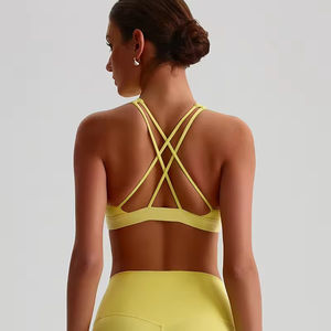 Top Deportivo de Yoga para Mujer, Alta Elasticidad, Secado Rápido, Ajustable, Estilo Halter, Sin Costuras - Product Image 6