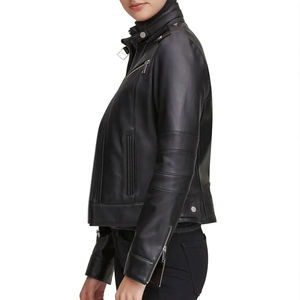 Chaqueta de Cuero con Relleno de Algodón Transpirable, la Más Popular entre las Mujeres, Chaqueta Corta y Delgada de Moda para Primavera y Otoño, Chaquetas para Mujer Talla Grande - Product Image 3