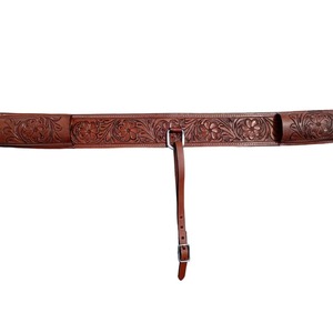 Nueva Moda 2026: Cincha Inglesa de Doma de Cuero Cómoda con Herrajes de Acero Ajustables para Caballos - Product Image 6