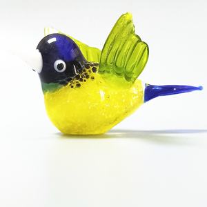 Ornement animal en vitrail, artisanat de fil tiré poli, emballage carton, <span class=keywords><strong>d</strong></span>écoration en verre colibri, porte-fleurs <span class=keywords><strong>oiseau</strong></span> aquatique - Product Image 6