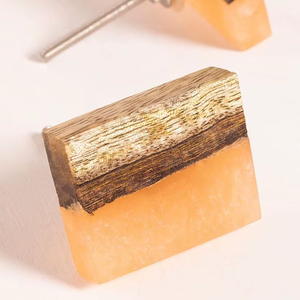 Nouveaux boutons en résine au design élégant, boutons en résine et bois, boutons de meuble en résine, boutons de tiroir en résine, boutons en bois à prix de gros direct usine - Product Image 1