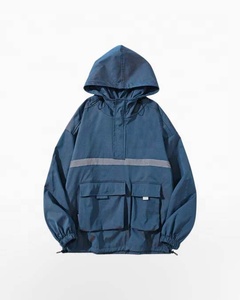 2024 <b>Summer</b> New Arrival High Quality <b>Men's</b> OEM Custom Windbreaker <b>Jacket</b> Casual Breathable Zipper Closure Windproof Plus Size - Product Image 6