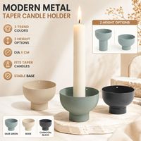 Modern Metal Konik Mumluk Minimalist Masa Dekoru Toptan Ev Dekorasyonu Yemek Odası Perakende Koleksiyonları