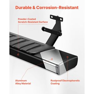 Pedane Laterali da 6 Pollici Compatibili con Ford F150 SuperCrew Cab 2015-2025 e Ford F-250 F-350 2017-2024, Rampe e Scale - Product Image 3