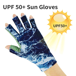 ถุงมือตกปลา LADO SPORTS ระบายอากาศได้ดี น้ำหนักเบา UPF 50+ ป้องกันแบคทีเรีย แห้งเร็ว บุฉนวนกันความร้อน ผลิตจากโพลีเอสเตอร์ ดีไซน์ล่าสุด - Product Image 3