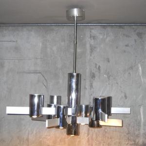 Lampe suspendue contemporaine METAL WAVE noire de 300 mm avec verre et métal, modèle 10605 Uttar Pradesh pour la décoration de Noël à la maison - Product Image 6