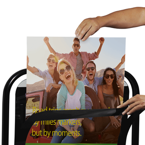 Exhibición publicitaria Diseño de moda personalizado Encimera Soporte de señal de acrílico Señal de pavimento de luz al aire libre - Product Image 2