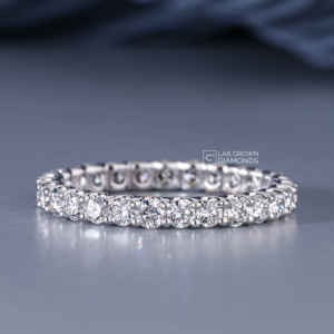 Anillo de Moissanita de Corte Redondo de Lujo para Mujer, Plata de Ley S925, Joyería de Compromiso y Boda, Banda Chapada en Oro Amarillo, 1.34ct - Product Image 1