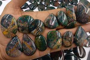 Cabochon en Sardine Naturelle Polie Faite à la Main, Vente en Gros, pour Fabrication de Bijoux, Fourniture d'Usine, Coupe Coussin, Coupe Poire - Product Image 5