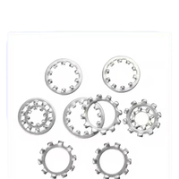 Rondelles de blocage à dents internes en acier inoxydable DIN6797J 304/316 M3-M30J, finition brute, anti-desserrage, marque TTR, Jiangsu Chine