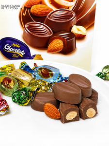 Almendras Recubiertas de Chocolate con Leche de Primera Calidad Marca VITHAICO, 320g, Forma Ovalada, se Derrite en la Boca, Listas para Comer, 12 Meses de Duración, OEM ODM - Product Image 6