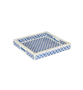 Bandeja de lujo con incrustaciones de hueso 2026, elegante y decorativa, hecha a mano en India, rectangular, para servir, directamente de PERFECT ENTERPRISES - Product Image 5