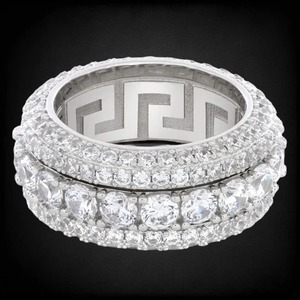 Anillo de Diamante Moissanite de Lujo a Precio Accesible, de Proveedor Indio, para Mujer, Joyería de Boda con Alta Dureza, Disponible para la Venta - Product Image 6