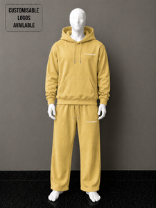 Ensemble 2 pièces personnalisé en molleton épais 350GSM 400GSM 450GSM unisexe, sweat-shirt et pantalon de survêtement oversize pour homme - Product Image 3
