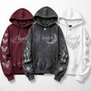 Sudadera con Pedrería al por Mayor para Personalización de Marca - Fabricante OEM, Sudaderas para Mujer al por Mayor - Product Image 5
