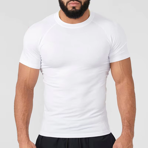 Custom Men Seamless t Shirt Lightweight Quick Dry Running Fitness Mens Seamless Compression Muscle Gym <b>Tshirt</b> for Men - Product Image 6