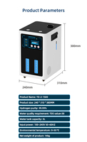 Alat Inhalasi Ionizer H2 untuk Perawatan di Rumah 1500ML Mesin Inhalasi Terapi Relaksasi Mendalam dengan Casing Tritan 450W