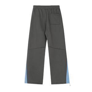 Pantalon de survêtement décontracté à rayures pour homme, ample, ample, en coton, tricoté, avec logo brodé - Product Image 2