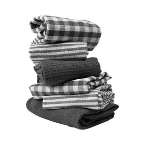 Brodé Utile Lavage Humide Nettoyage À Sec Très Absorbant Épaissir Petit Vérifié Multi Couleur Golf Ultra Doux Serviette De Cuisine - Product Image 6