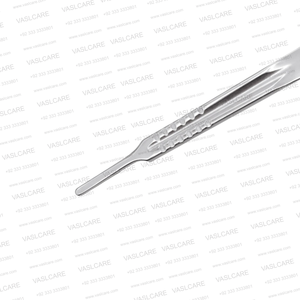 # 4 mangores de bisturí de 5-1/4 pulgadas (13.5 cm), mango de bisturí quirúrgico de acero inoxidable para hojas Bard-Parker n.º 20-25 Vaslcare - Product Image 3