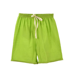 Nuevos pantalones cortos de verano para niños hechos de algodón puro, pantalones cortos de playa informales transpirables y suaves para niños, pantalones cortos de color sólido a la moda - Product Image 4