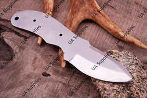 มีดใบคมคมกริบ 1095 เหล็กกล้าคาร์บอนสูง แบบฟูลแทง ขัดเงา สำหรับพกพา EDC ใบมีดทรงดรอปพอยต์ สำหรับตั้งแคมป์  แบบเปล่า  รองรับ OEM/ODM/OEM - Product Image 5