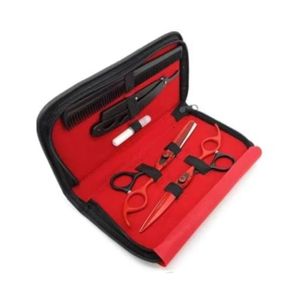 Ciseaux de coiffure professionnels à lames convexes, ciseaux à effiler 30 dents pour droitiers, en acier inoxydable à haute teneur en carbone - Product Image 3