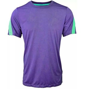 Men's Crew Neck Soccer Jersey Short Sleeve Moisture Wicking Polyester Athletic Fit Solid Color All Seasons Sport Apparel - Product Image 6