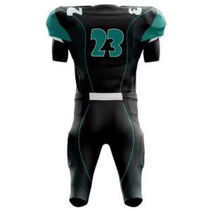 Custom <b>College</b> Football Uniform Set Breathable 100% Polyester Tackle Twill Short Sleeve Practice Jersey - Product Image 3